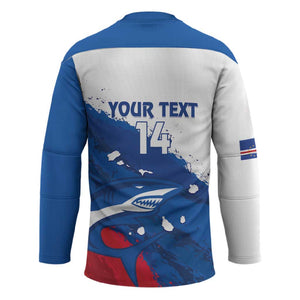 Cape Verde Football Custom Hockey Jersey Tubaroes Azuis Glory World Cup