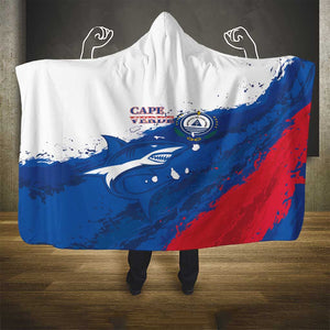 Cape Verde Football Hooded Blanket Tubaroes Azuis Glory World Cup - African Pride