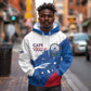 Cape Verde Football Custom Hoodie Tubaroes Azuis Glory World Cup - African Pride