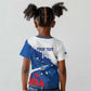 Cape Verde Football Custom Kid T shirt Tubaroes Azuis Glory World Cup - African Pride