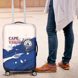Cape Verde Football Luggage Cover Tubaroes Azuis Glory World Cup - African Pride