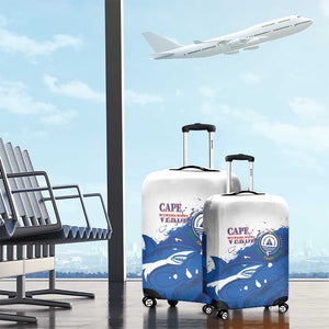 Cape Verde Football Luggage Cover Tubaroes Azuis Glory World Cup - African Pride