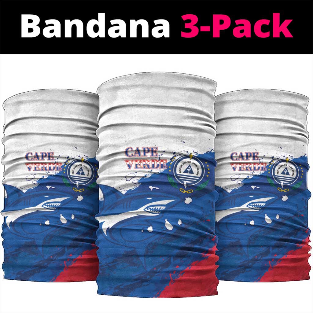 Cape Verde Football Neck Gaiter Tubaroes Azuis Glory World Cup - African Pride