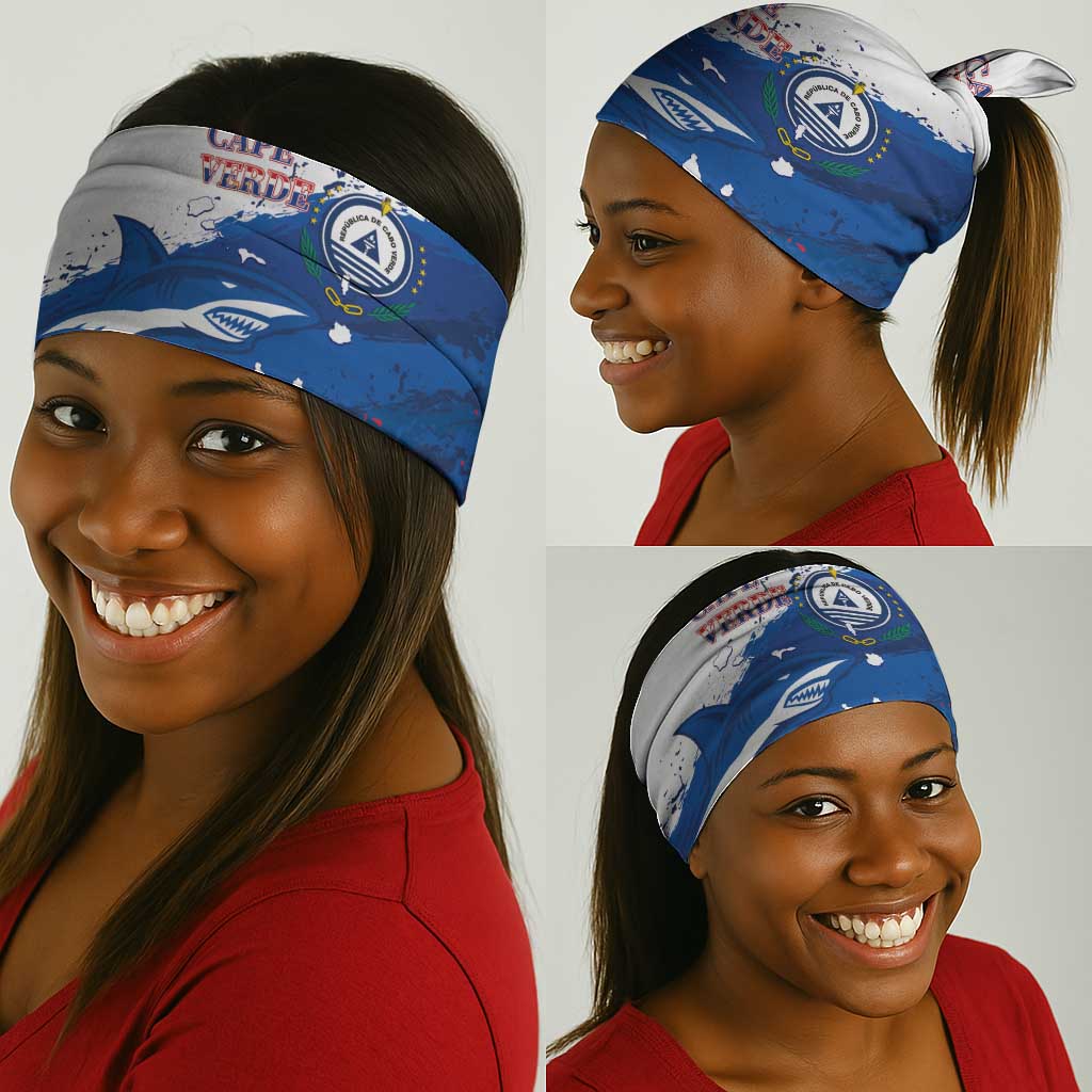 Cape Verde Football Neck Gaiter Tubaroes Azuis Glory World Cup - African Pride