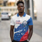 Cape Verde Football Custom Polo Shirt Tubaroes Azuis Glory World Cup - African Pride