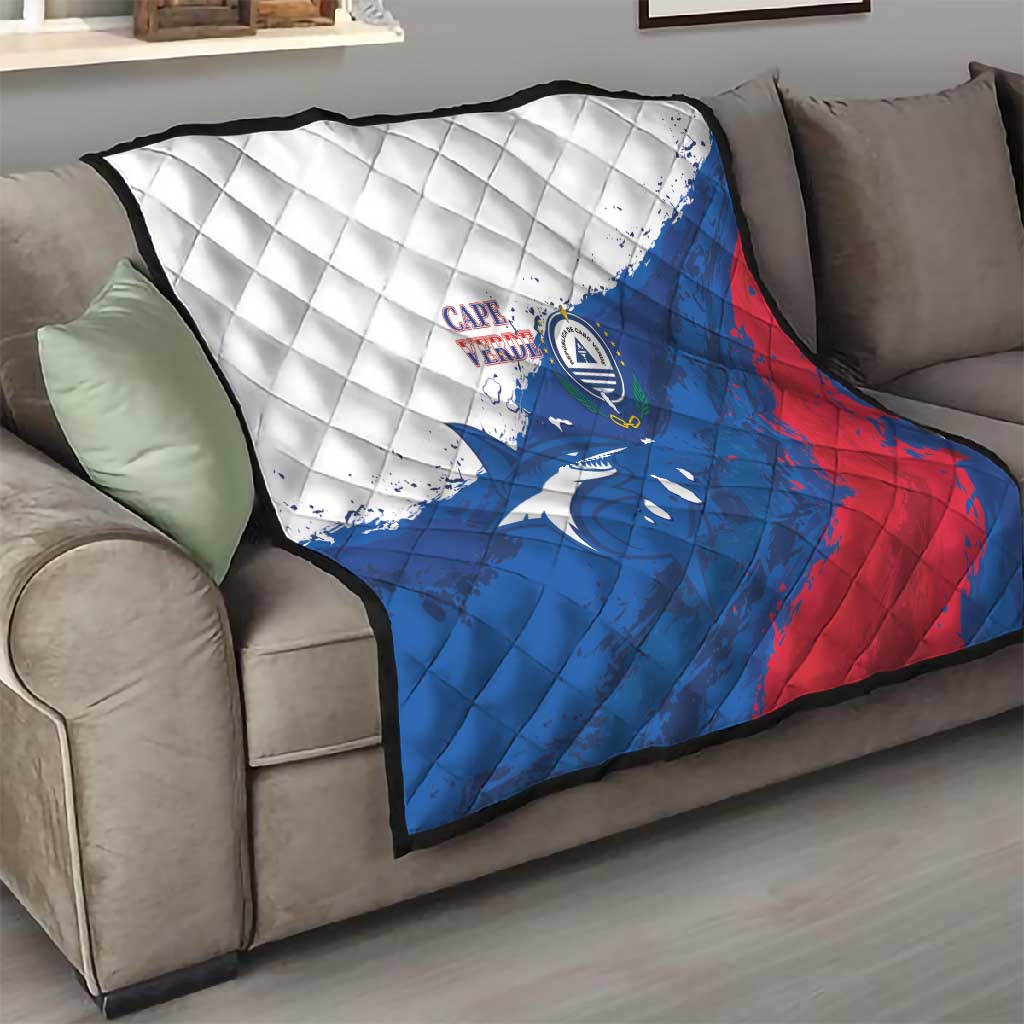 Cape Verde Football Quilt Tubaroes Azuis Glory World Cup - African Pride