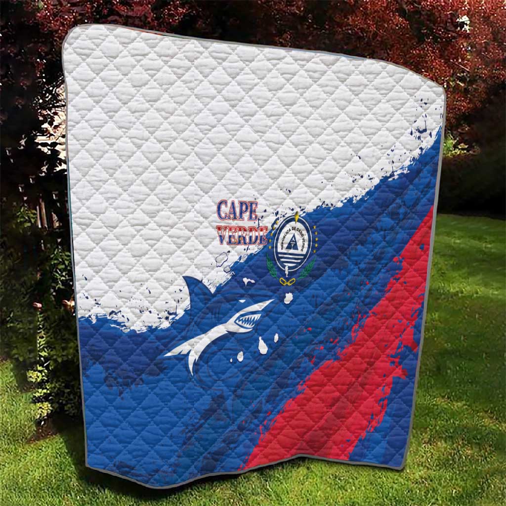 Cape Verde Football Quilt Tubaroes Azuis Glory World Cup - African Pride