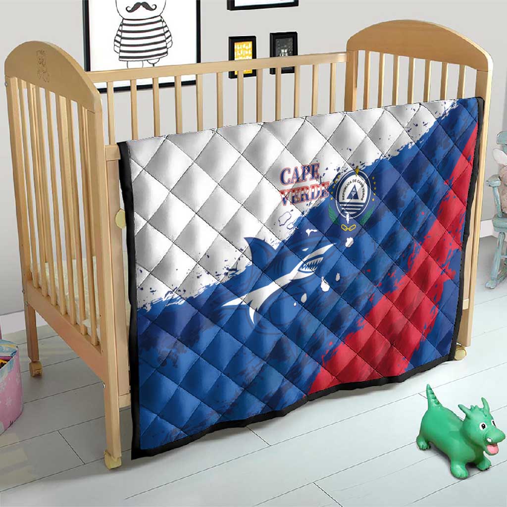 Cape Verde Football Quilt Tubaroes Azuis Glory World Cup - African Pride