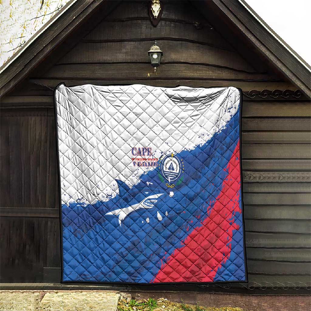 Cape Verde Football Quilt Tubaroes Azuis Glory World Cup - African Pride