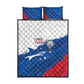 Cape Verde Football Quilt Bed Set Tubaroes Azuis Glory World Cup - African Pride
