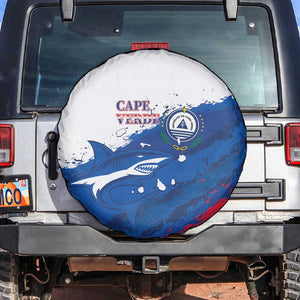 Cape Verde Football Spare Tire Cover Tubaroes Azuis Glory World Cup - African Pride