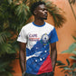Cape Verde Football Custom T shirt Tubaroes Azuis Glory World Cup - African Pride