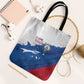 Cape Verde Football Tote Bag Tubaroes Azuis Glory World Cup