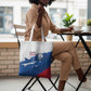 Cape Verde Football Tote Bag Tubaroes Azuis Glory World Cup