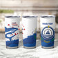 Cape Verde Football Custom Tumbler Cup Tubaroes Azuis Glory World Cup - African Pride