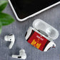 Custom Egypt Football AirPods Case 2026 Go Pharaohs Ancient Egyptian Pattern - African Pride