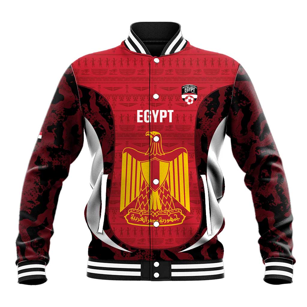 Custom Egypt Football Baseball Jacket 2026 Go Pharaohs Ancient Egyptian Pattern - African Pride