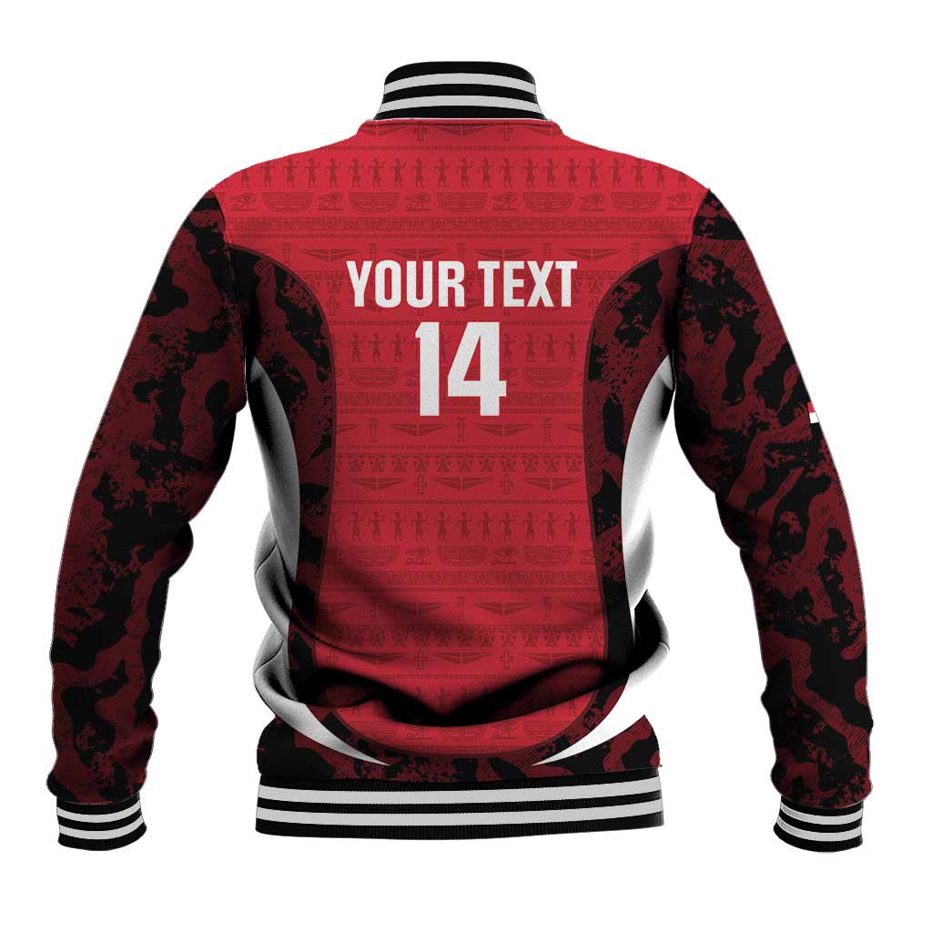 Custom Egypt Football Baseball Jacket 2026 Go Pharaohs Ancient Egyptian Pattern - African Pride