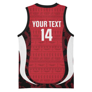 Custom Egypt Football Basketball Jersey 2026 Go Pharaohs Ancient Egyptian Pattern - African Pride