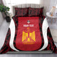 Custom Egypt Football Bedding Set 2026 Go Pharaohs Ancient Egyptian Pattern - African Pride