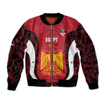Custom Egypt Football Bomber Jacket 2026 Go Pharaohs Ancient Egyptian Pattern - African Pride