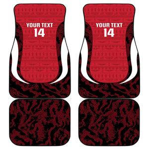 Custom Egypt Football Car Mats 2026 Go Pharaohs Ancient Egyptian Pattern - African Pride