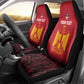 Custom Egypt Football Car Seat Cover 2026 Go Pharaohs Ancient Egyptian Pattern - African Pride