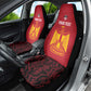 Custom Egypt Football Car Seat Cover 2026 Go Pharaohs Ancient Egyptian Pattern - African Pride