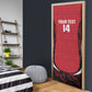 Custom Egypt Football Door Cover 2026 Go Pharaohs Ancient Egyptian Pattern - African Pride