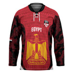 Custom Egypt Football Hockey Jersey 2026 Go Pharaohs Ancient Egyptian Pattern - African Pride