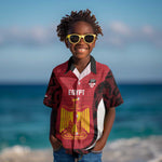 Custom Egypt Football Kid Hawaiian Shirt 2026 Go Pharaohs Ancient Egyptian Pattern - African Pride