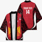Custom Egypt Football Kimono 2026 Go Pharaohs Ancient Egyptian Pattern - African Pride