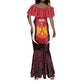 Custom Egypt Football Mermaid Dress 2026 Go Pharaohs Ancient Egyptian Pattern - African Pride