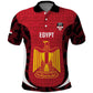 Custom Egypt Football Polo Shirt 2026 Go Pharaohs Ancient Egyptian Pattern LT14