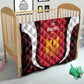 Custom Egypt Football Quilt 2026 Go Pharaohs Ancient Egyptian Pattern - African Pride