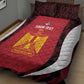 Custom Egypt Football Quilt Bed Set 2026 Go Pharaohs Ancient Egyptian Pattern - African Pride