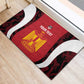 Custom Egypt Football Rubber Doormat 2026 Go Pharaohs Ancient Egyptian Pattern - African Pride