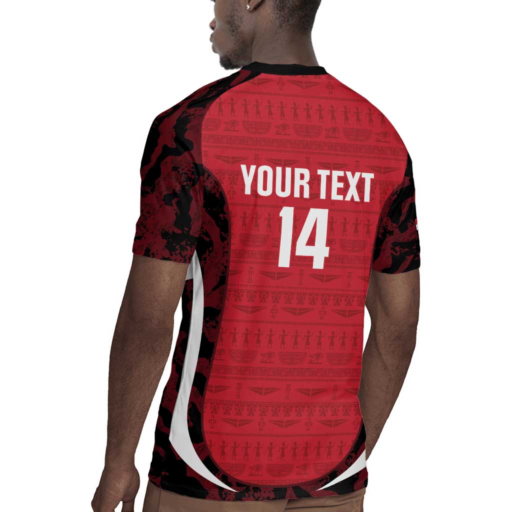 Custom Egypt Football Rugby Jersey 2026 Go Pharaohs Ancient Egyptian ...