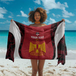 Custom Egypt Football Sarong 2026 Go Pharaohs Ancient Egyptian Pattern - African Pride