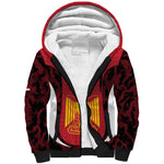 Custom Egypt Football Sherpa Hoodie 2026 Go Pharaohs Ancient Egyptian Pattern - African Pride