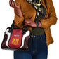 Custom Egypt Football Shoulder Handbag 2026 Go Pharaohs Ancient Egyptian Pattern - African Pride