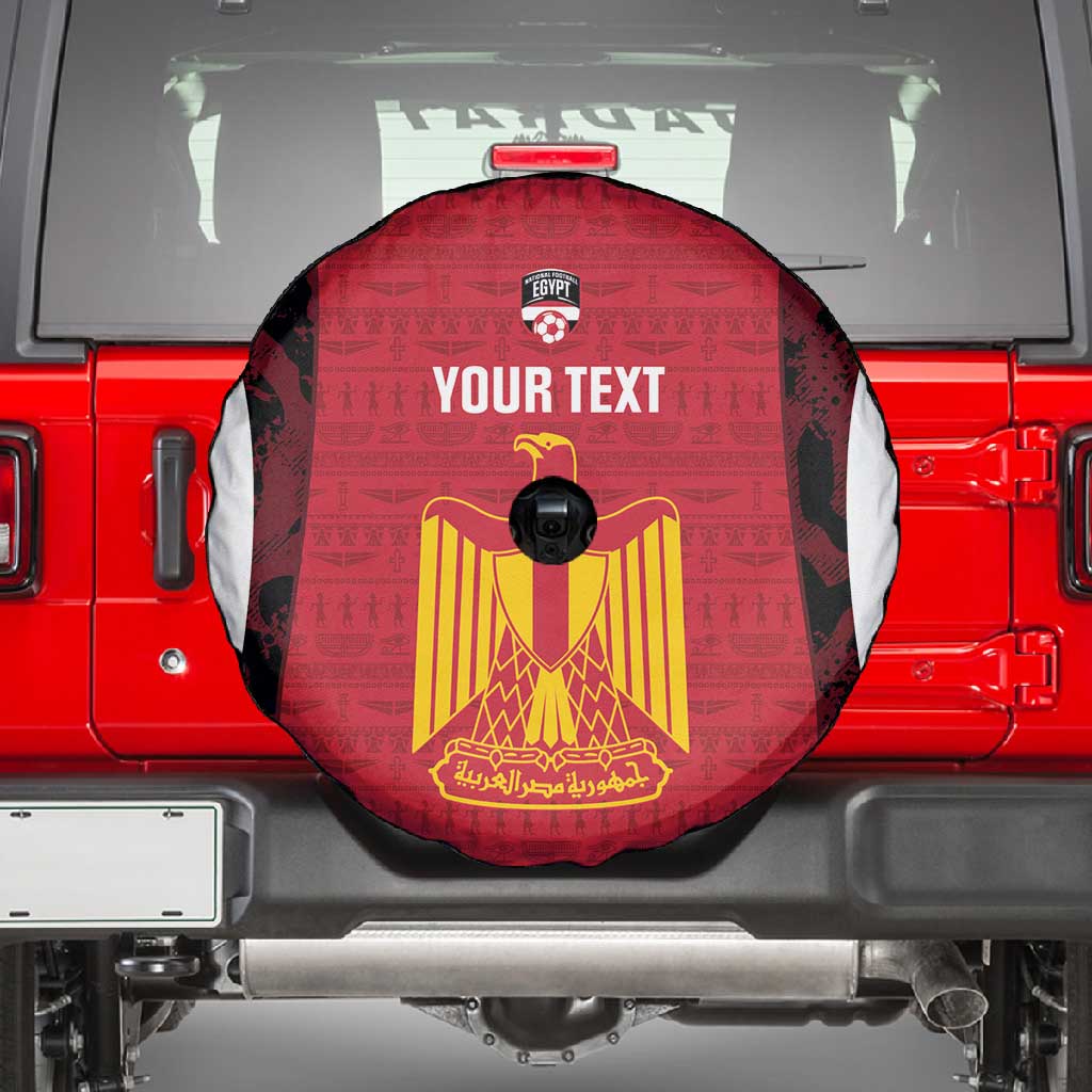 Custom Egypt Football Spare Tire Cover 2026 Go Pharaohs Ancient Egyptian Pattern - African Pride