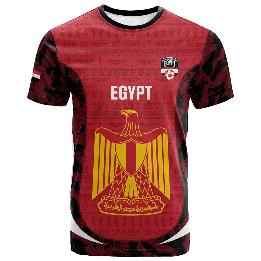 Custom Egypt Football T shirt 2026 Go Pharaohs Ancient Egyptian Pattern LT14