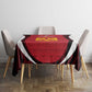 Custom Egypt Football Tablecloth 2026 Go Pharaohs Ancient Egyptian Pattern - African Pride