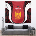 Custom Egypt Football Tapestry 2026 Go Pharaohs Ancient Egyptian Pattern - African Pride