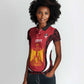 Custom Egypt Football Women Polo Shirt 2026 Go Pharaohs Ancient Egyptian Pattern - African Pride