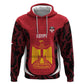 Custom Egypt Football Zip Hoodie 2026 Go Pharaohs Ancient Egyptian Pattern - African Pride