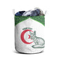 Custom Algeria Football Laundry Basket 2026 Go Greens Fennec With Islamic Pattern - African Pride