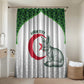 Custom Algeria Football Bathroom Set 2026 Go Greens Fennec With Islamic Pattern - African Pride