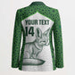 Custom Algeria Football Blazer 2026 Go Greens Fennec With Islamic Pattern - African Pride